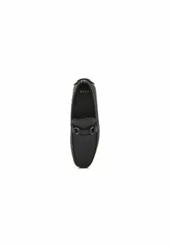 BONIA Black Nate Horsebit Loafers -Cheap Bonia Store bonia 0084 4789716 5
