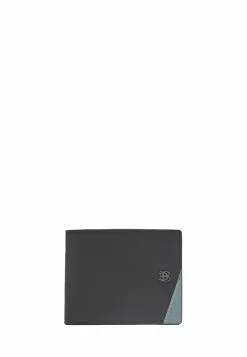 BONIA Greyish Blue Terasso Short Three Fold Wallet