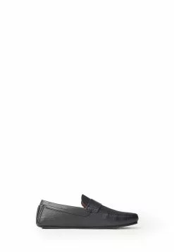 BONIA Dark Blue Motorist B-clip Loafers