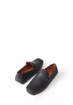 BONIA Dark Blue Motorist B-clip Loafers -Cheap Bonia Store bonia 0529 2848726 3
