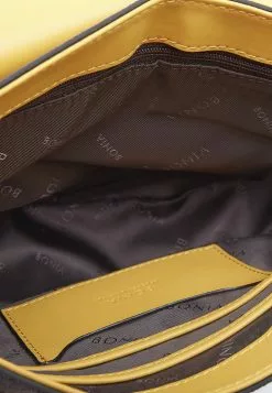 BONIA Dark Yellow Miley Monogram Saddle Bag S -Cheap Bonia Store bonia 0556 3469755 6