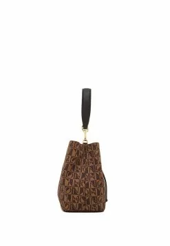BONIA Black Claire Monogram Bucket Bag -Cheap Bonia Store bonia 0595 3489885 3