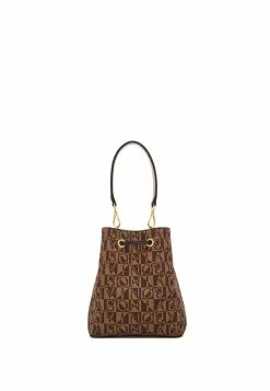 BONIA Black Claire Monogram Bucket Bag -Cheap Bonia Store bonia 0595 3489885 4
