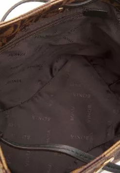 BONIA Black Claire Monogram Bucket Bag -Cheap Bonia Store bonia 0596 3489885 6