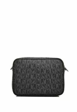 BONIA Black Monogram Messenger Bag -Cheap Bonia Store bonia 0615 7586195 4