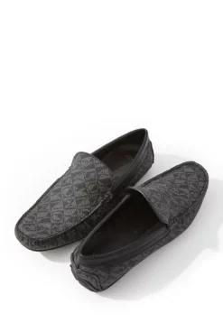 BONIA Nero Lorenzo Monogram Loafers -Cheap Bonia Store bonia 0678 4575116 3