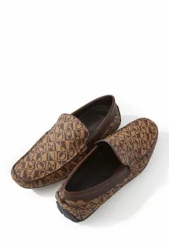 BONIA Brownie Bite Lorenzo Monogram Loafers -Cheap Bonia Store bonia 0678 5575116 3