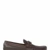 BONIA Brownie Bite Lorenzo Monogram Buckle Loafers