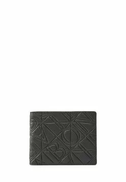 BONIA Nero Pillow Grilla Short 2 Fold Wallet
