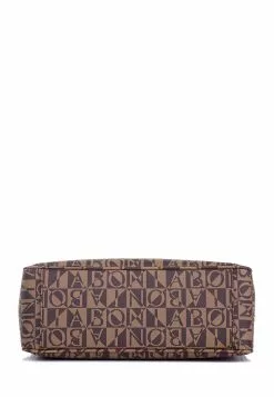 BONIA Brown Pisa Monogram Messenger Bag M -Cheap Bonia Store bonia 1305 9801925 5