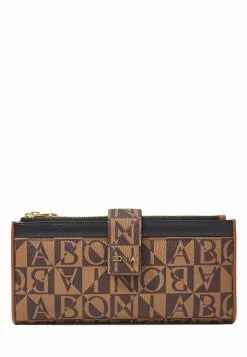 BONIA Black Milagros Long 3 Fold Wallet