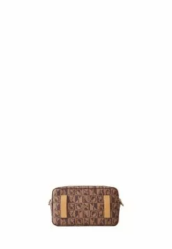 BONIA Medium Brown Mauriuccia Monogram Belted Bag -Cheap Bonia Store bonia 1432 0113536 3