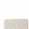 BONIA Medium Grey Claire Marrone Zipper Wallet