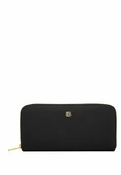 BONIA Black Cindy Long Zippered Wallet