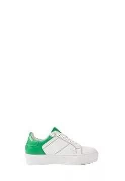 BONIA Green La Luna Lace Up Sneakers with Side Buckles