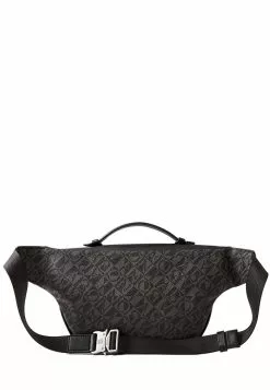 BONIA Black Sandrino Monogram Waist Pouch -Cheap Bonia Store bonia 1830 7930236 3