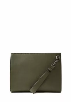 BONIA Green Uniform Sandrino Monogram Clutch -Cheap Bonia Store bonia 1832 8930236 3