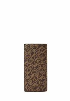 BONIA Black Diagono Monogram 2 Fold Long Wallet -Cheap Bonia Store bonia 1837 4040236 3