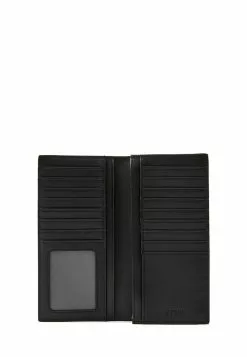BONIA Black Diagono Monogram 2 Fold Long Wallet -Cheap Bonia Store bonia 1837 4040236 4