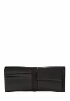 BONIA Black Diagono Monogram Wallet with Coin Compartment -Cheap Bonia Store bonia 1838 2040236 5