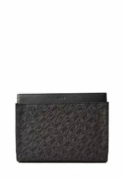 BONIA Black Sandrino Monogram Clutch