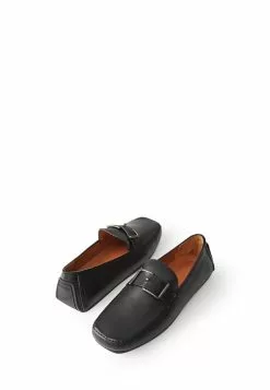 BONIA Nero Motorist Loafers -Cheap Bonia Store bonia 1842 7322036 3