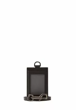 BONIA Black Diagono Monogram Lanyard