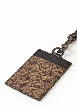 BONIA Black Diagono Monogram Lanyard -Cheap Bonia Store bonia 1846 6040236 3