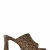 BONIA Sepia Monogram Heeled Sandals