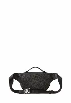 BONIA Black Sandrino Monogram Small Waist Pouch -Cheap Bonia Store bonia 1848 9040236 3