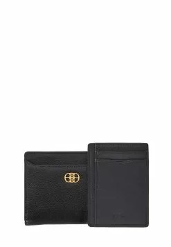 BONIA Nero Pianura Short 2 Fold Wallet With Pocket