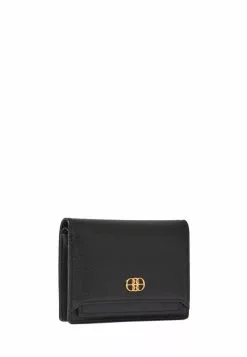 BONIA Nero Pianura Short 2 Fold Wallet With Pocket -Cheap Bonia Store bonia 1851 5284436 3