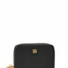 BONIA Black Cindy Zipper Card Holder
