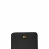 BONIA Black Cindy 2 Fold Short Wallet