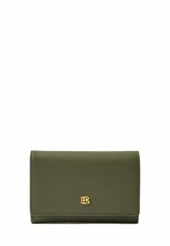 BONIA Metalic Dark Green Cindy Short 3 Fold Wallet