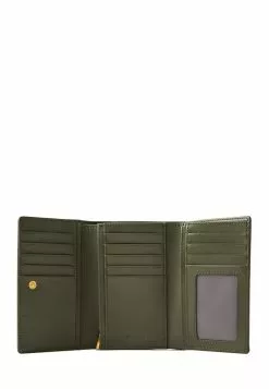 BONIA Metalic Dark Green Cindy Short 3 Fold Wallet -Cheap Bonia Store bonia 2309 6631836 4