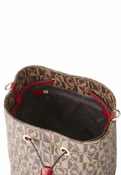BONIA Artisan Red Claire Monogram Bucket Bag -Cheap Bonia Store bonia 2335 1190936 4