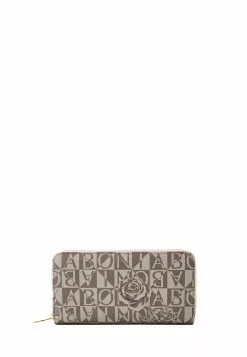 BONIA Blush Pink Rosie Monogram Long Zipper Wallet
