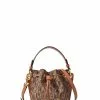 BONIA Redwood NeuB Monogram Mini Bucket Bag