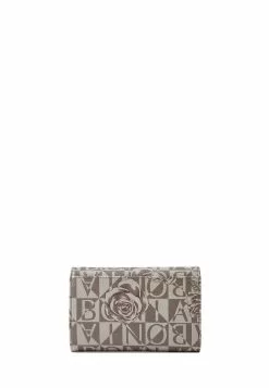 BONIA Blush Pink Rosie Monogram 3 Fold Short Wallet -Cheap Bonia Store bonia 2346 4465836 3