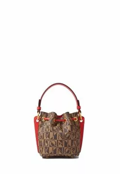 BONIA Red NeuB Monogram Mini Bucket Bag -Cheap Bonia Store bonia 2347 4190936 3