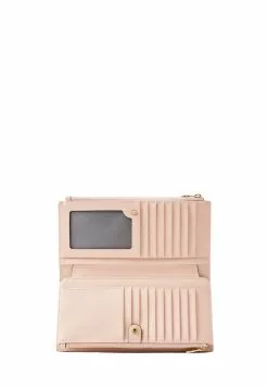 BONIA Blush Pink Rosie Monogram 3 Fold Long Wallet -Cheap Bonia Store bonia 2350 4365836 4