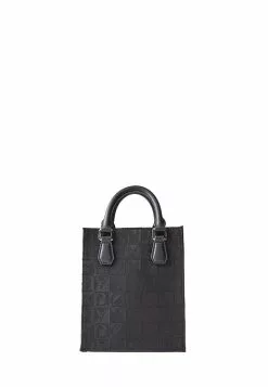 BONIA Black Greta Monogram Mini Tote Bag -Cheap Bonia Store bonia 2352 3190936 3