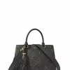 BONIA Black Tuiles Top Handle Satchel Bag