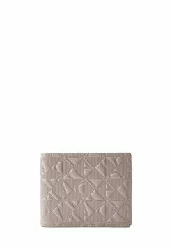 BONIA Taupe Boxit Reju Money Clip Wallet