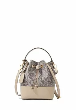 BONIA Ecru Rosie Bucket Bag Mini