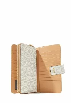 BONIA Golden Harvest Claire Marrone Long Zippered Wallet -Cheap Bonia Store bonia 2473 9531036 5