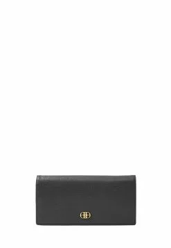 BONIA Black Aria Long 2 Fold Wallet