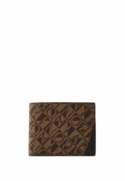 BONIA Black Terasso Monogram 8 Cards Wallet