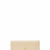 BONIA Oat Milk Lydia Monogram Long 3 Fold Wallet
